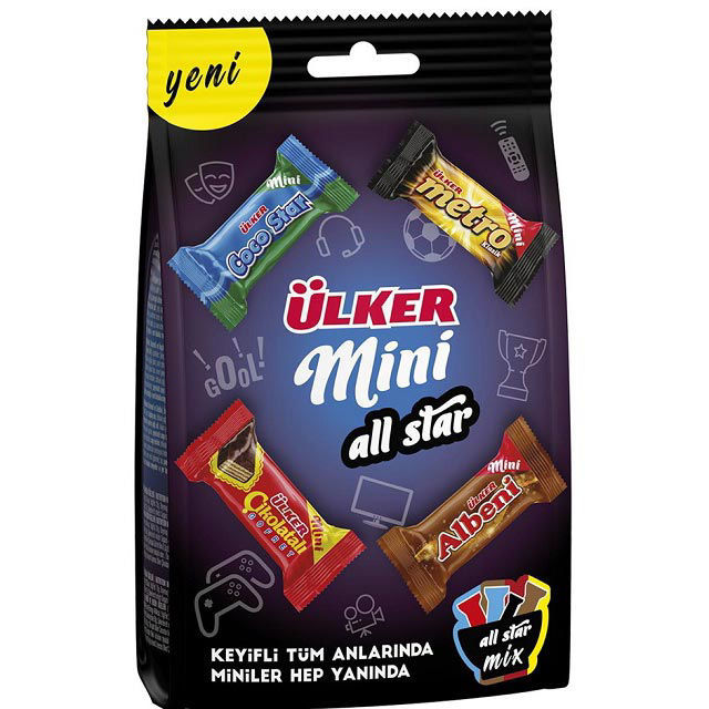 Ülker Mini All Star Bar Çikolata 91 Gr